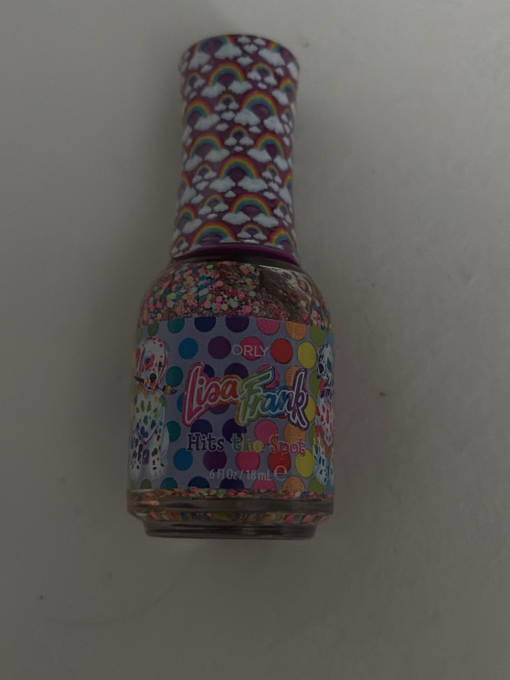 Orly x Lisa Frank 'Hits the Spot' Multicolor Glitter Nail Polish